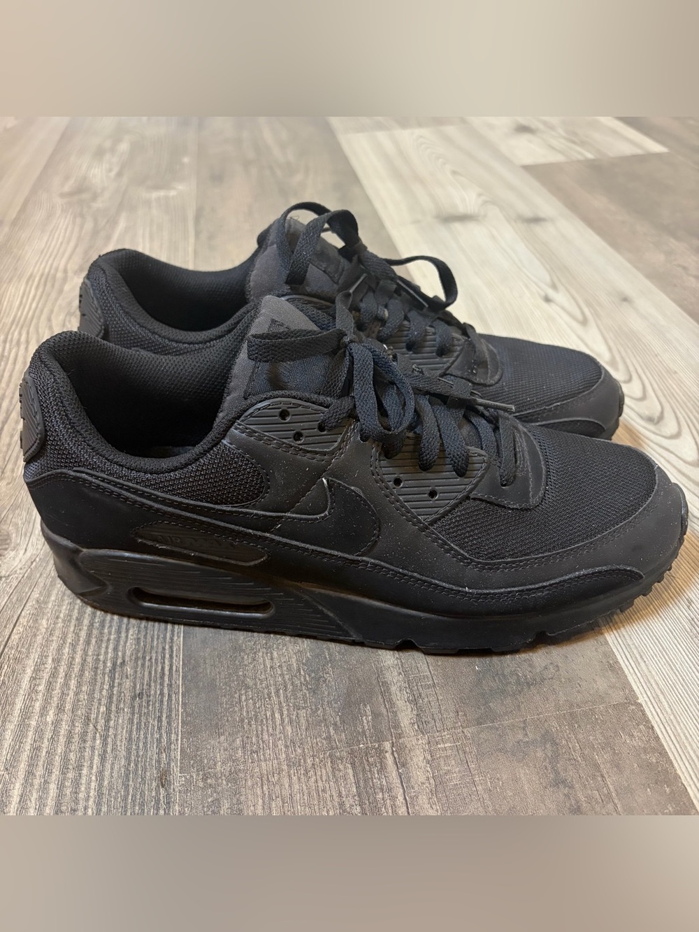 Nike Air Max 90 Triple Black Men’s Size 11.5 CN8490-003 Sneakers